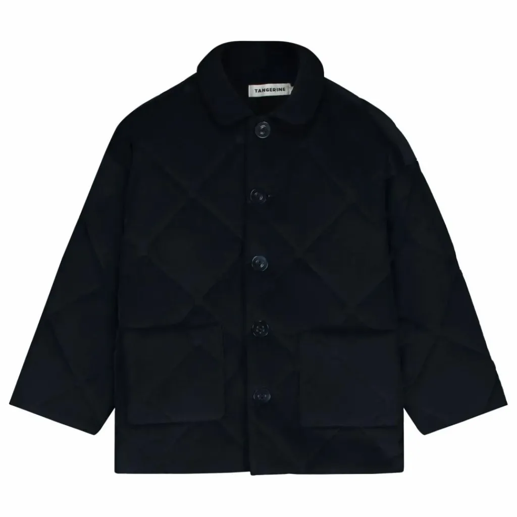 Tangerine Veste Velours Côtelé Matelasée | Noir Online