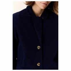 Clearance Leon & Harper Veste Vivianne Velours Côtelé Coton Bio | Bleu marine