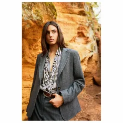 Femme Diega Veste Vorado Rayée Laine |