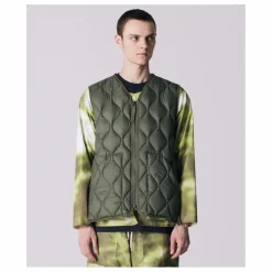 Best Taion Veste Zippée Sans Manches Military Unisexe Nylon | Vert olive