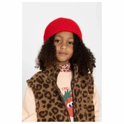 Hundred Pieces Veste Zippée sans manches Sherpa AOP animal | Marron clair Clearance