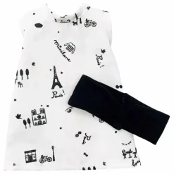 Clearance Minikane Vestiaire Amigas - Robe Iva Paris et son headband Multicolore