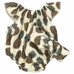 Minikane Poupées|Vestiaire poupée - Barboteuse Clara et son headband Ananas