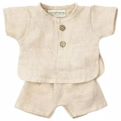 New Minikane Vestiaire poupon - Ensemble Andréa en lin Multicolore