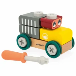 New Janod Voiture à bricoler Ours Brico'Kids Multicolore