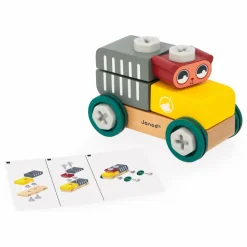 New Janod Voiture à bricoler Ours Brico'Kids Multicolore