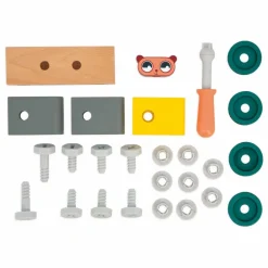 New Janod Voiture à bricoler Ours Brico'Kids Multicolore