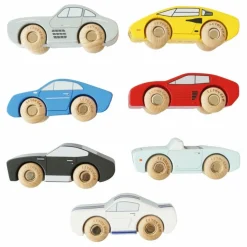 Le Toy Van Voitures de sports - Set de 7 Multicolore Hot