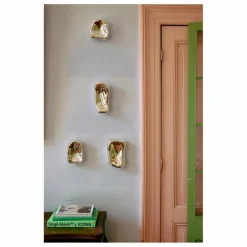 HKliving Wall-art en verre - Set de 4 |